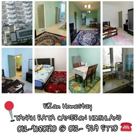 Fizan Homestay Tanah Rata Bagian luar foto
